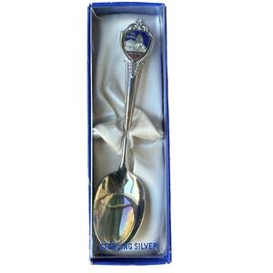 US Capitol Washington DC Souvenir Spoon 4.25 Inch 925 Sterling Silver 12.6 g